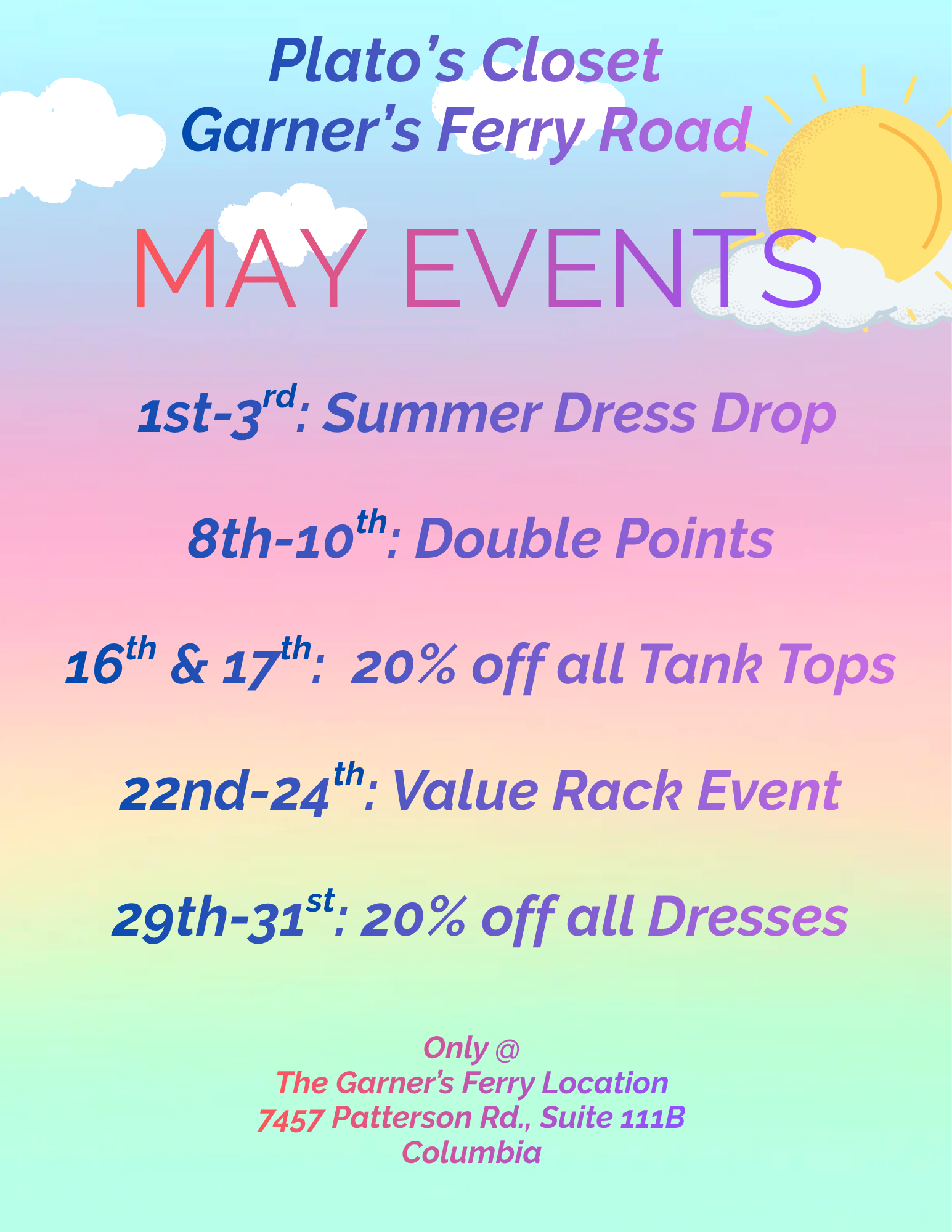 May Events